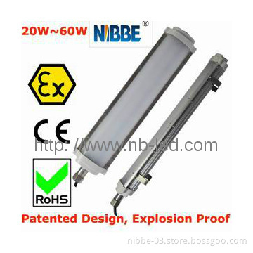 atex explosion proof fluorescent light